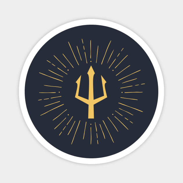 The Lightning Thief: The Percy Jackson Musical Poseidons Trident Magnet by Rise Up Arts Alliance